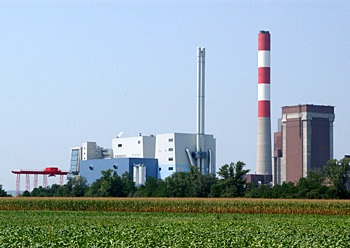 Gebäude der AVN Abfallverwertung und Kraftwerk Dürnrohr